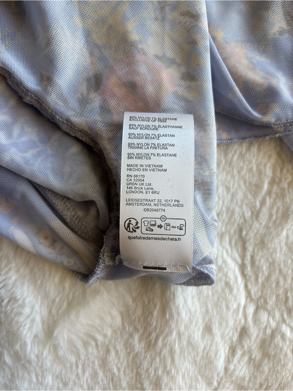 Urban Outfitters Kimchi Blue Sybil Witchy Mesh Top Size Medium NEW Fairy Sheer - Picture 11 of 13